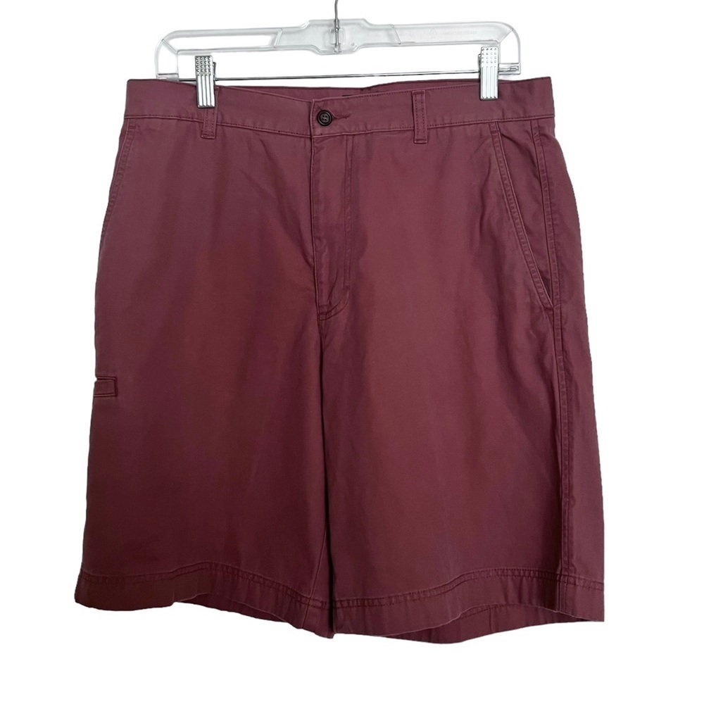 Dockers Mauve Flat Front Relaxed Fit Shorts W 32